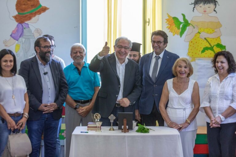 Στον αγιασμό του Δημοτικού Παιδικού Σταθμού «Νέο Τέρμα»  ο Δήμαρχος Αμαρουσίου Θεόδωρος Αμπατζόγλου