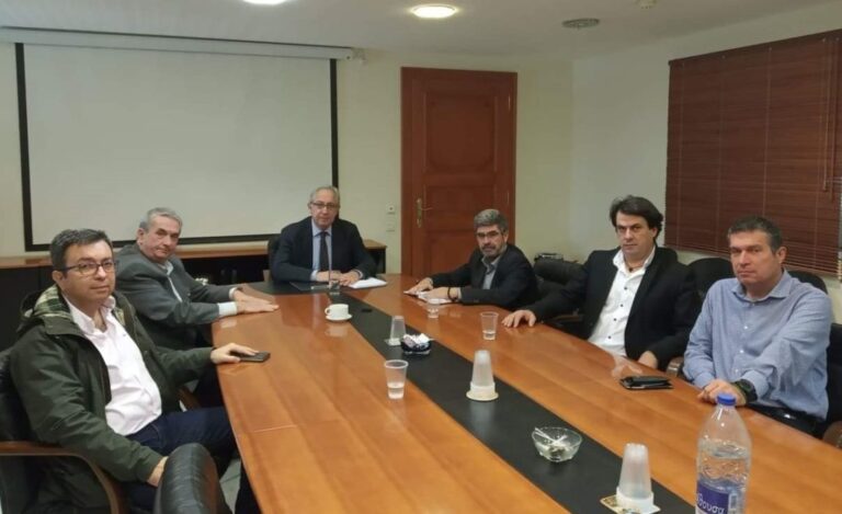 Συνάντηση Θ. Αμπατζόγλου με Αστυνομικό Διευθυντή  Β.Α. Αττικής και τον Διοικητή Αμαρουσίου