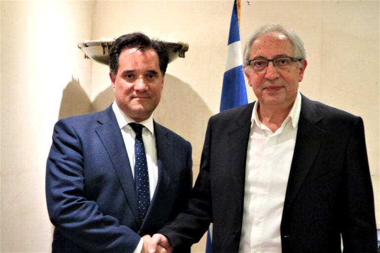 Συνάντηση του Θ. Αμπατζόγλου με τον Υπουργό Ανάπτυξης και Επενδύσεων Άδωνι Γεωργιάδη