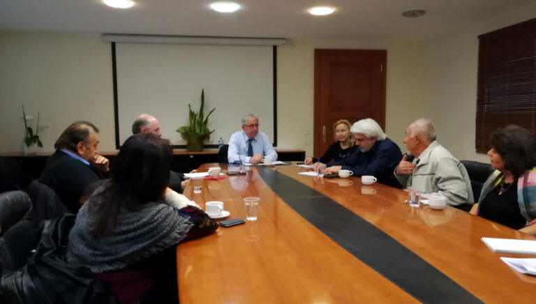 Συνάντηση Θ. Αμπατζόγλου με την Ένωση Κρητών Αμαρουσίου «Ο Κρηταγενής Ζευς»