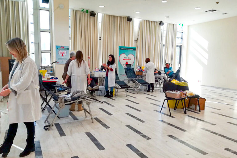 Αλλαγή προγράμματος 36ης Εθελοντικής Αιμοδοσίας στο Δήμο Αμαρουσίου, λόγω κακοκαιρίας