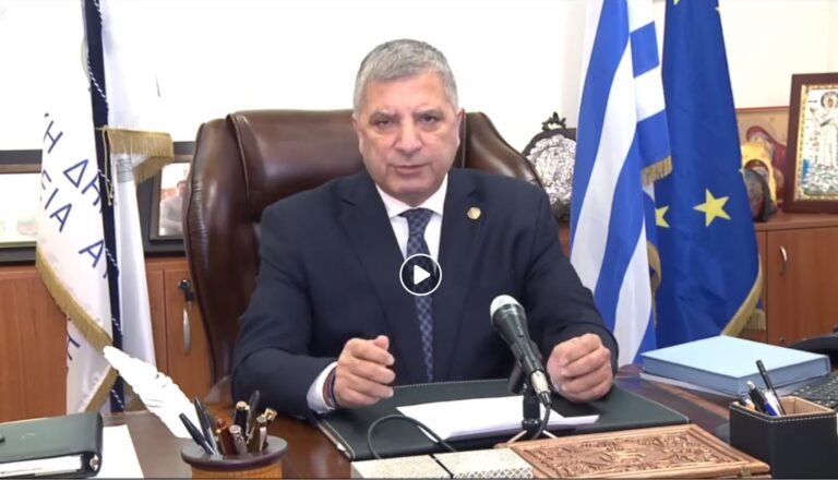 Γιώργος Πατούλης για Κορονοϊό: ο χειρότερος εχθρός είναι ο πανικός