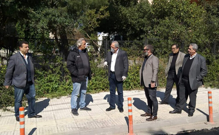 Αυτοψία από τον Θ. Αμπατζόγλου σε εκτελούμενα έργα στην περιοχή Σωρού