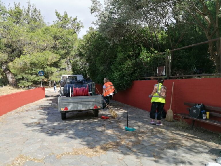 Δράση Εθελοντικού Καθαρισμού στο πάρκο Αρίωνα στη Νέα Λέσβο Αμαρουσίου