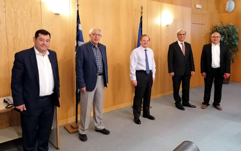 Οι δήμαρχοι Αμαρουσίου, Κηφισιάς, Ν.Ηρακλείου και Πέυκης διεκδικούν έργα υποδομών από τον Καραμανλή