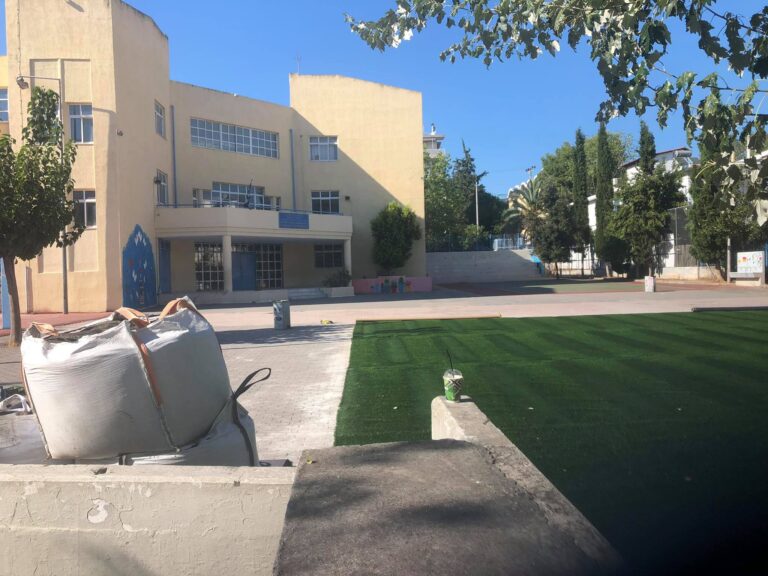 Κατασκευάζονται γήπεδο 5χ5 στο 18ο δημοτικό σχολείο στα Ανάβρυτα και νέο νηπιαγωγείο.