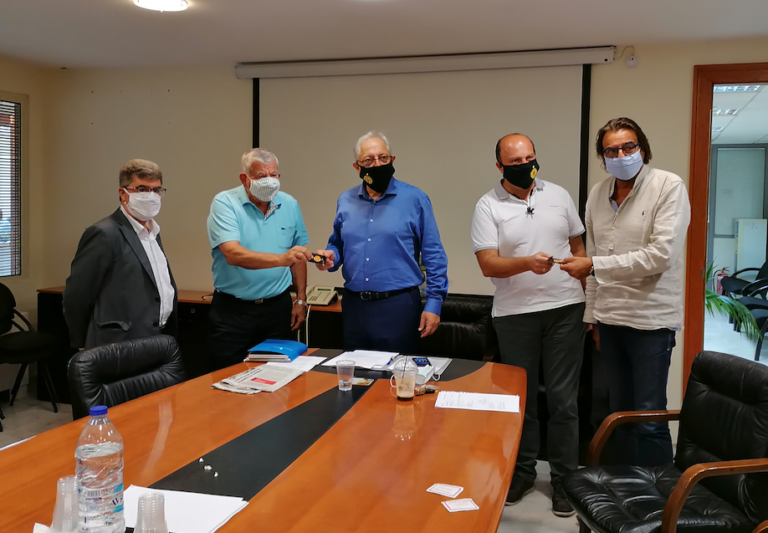 Συνάντηση του Δημάρχου Αμαρουσίου Θεόδωρου Αμπατζόγλου με τον Γυμναστικό Σύλλογο Αμαρουσίου