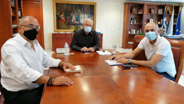 Συνάντηση Θεόδωρου Αμπατζόγλου – Νίκου Μπάμπαλου – Στράτου Σαραούδα για την προοπτική ίδρυσης Αναπτυξιακού Διαδημοτικού Οργανισμού