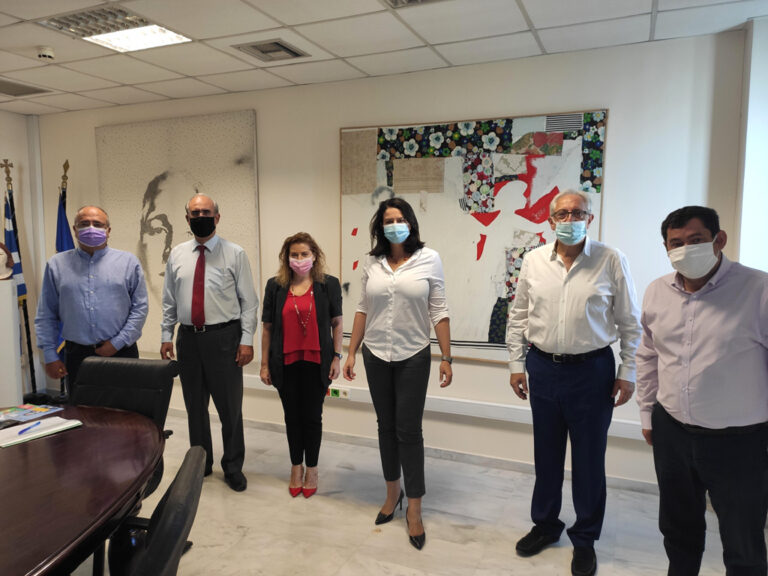 Συνάντηση Θ. Αμπατζόγλου και Δημάρχων όμορων Δήμων με την Νίκη Κεραμέως