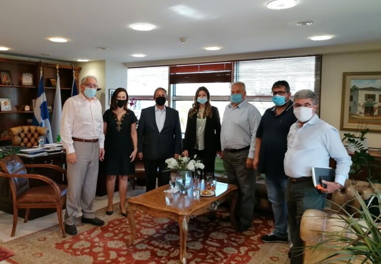 Συνάντηση Αμπατζόγλου με την Αντιπεριφερειάρχη του Βορείου Τομέα Αθηνών και τον νέο πρόεδρο του ΙΓΕ