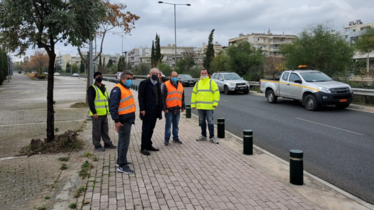 Συντήρηση του οδοφωτισμού επί της Σπύρου Λούη στο ΟΑΚΑ