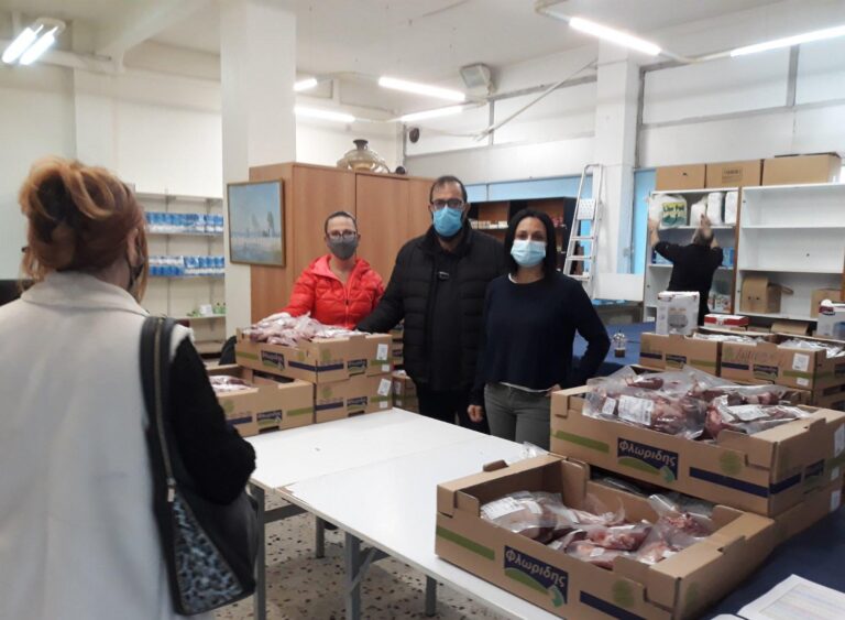 2η διανομή κρέατος στους ωφελούμενους της νέας πράξης του Επιχειρησιακού προγράμματος ΤΕΒΑ