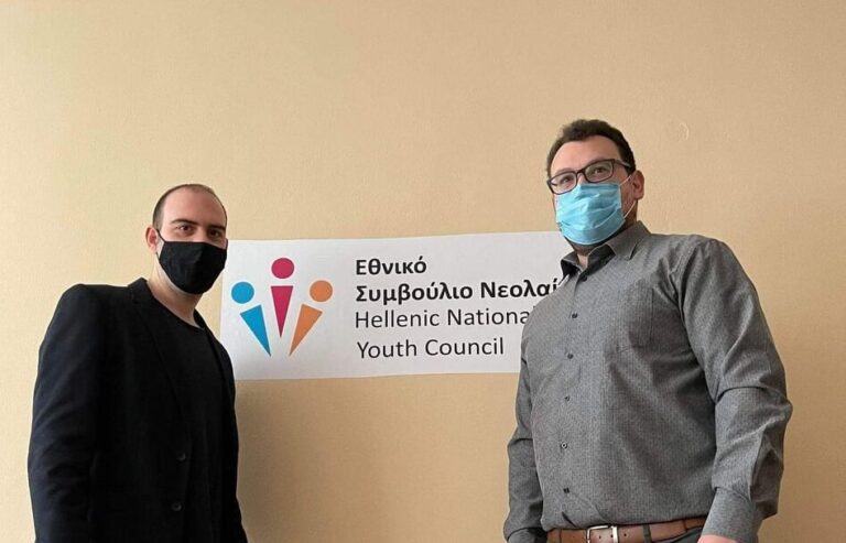 Συνάντηση Γ. Ιωαννίδη με τον Γραμματέα του Εθνικού Συμβουλίου Νεολαίας Στέλιο Μαριδάκη