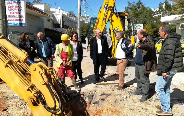 Τα αντιπλημμυρικά έργα για το κέντρο του Αμαρουσίου στο δρόμο της υλοποίησης