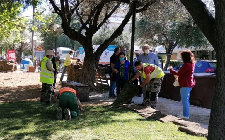 Αυτοψίες Αμπατζόγλου σε έργα στις περιοχές Πολυδρόσου & Σωρού