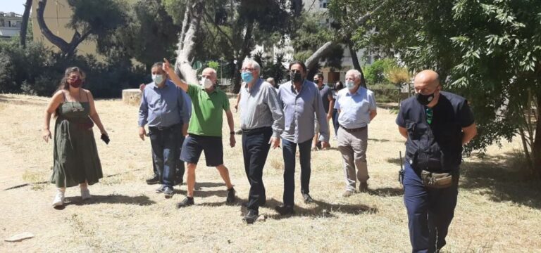 Αυτοψία του Δημάρχου σε έργα στην περιοχή του Παραδείσου – Συνάντηση και διαβούλευση με τους κατοίκους