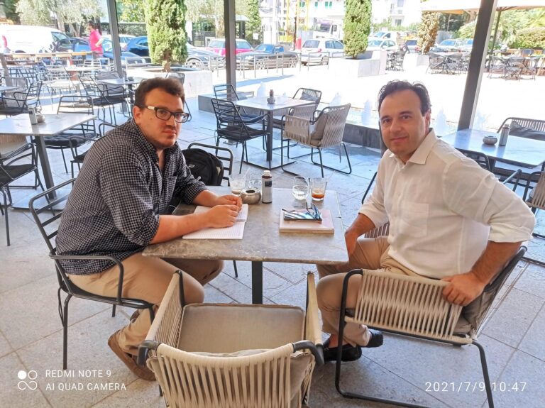 Ο Γιάννης Ιωαννίδης αποδεικνύεται υπερδραστήριος και με διάθεση να μάθει και να προσφέρει στην πόλη