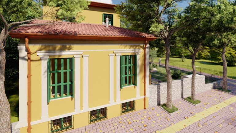 Πως θα γίνει η Βίλα Λουμίδη μετά την αποκατάσταση – φωτορεαλιστικές απεικονίσεις