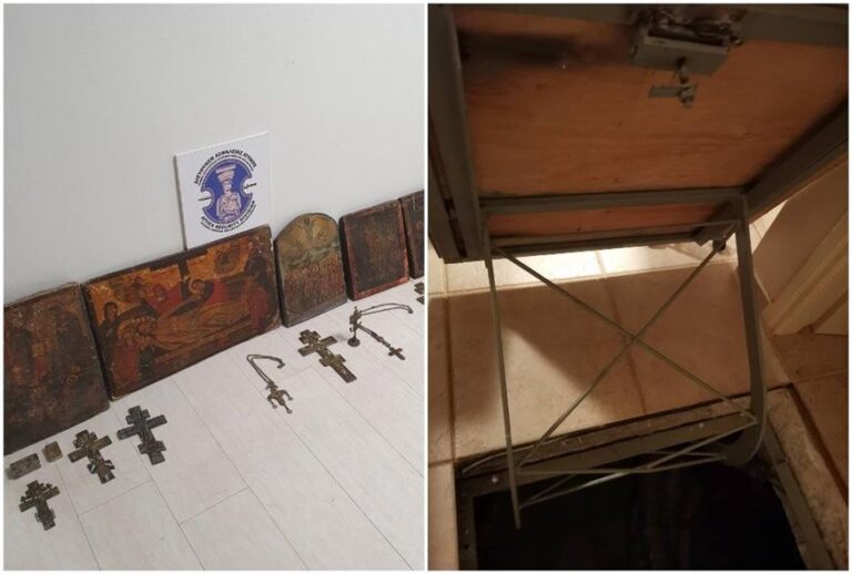 Τρία άτομα συνελήφθησαν για αρχαιοκαπηλία στο Μαρούσι