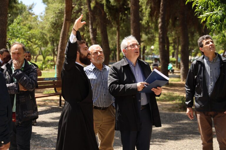 Αυτοψία του Δημάρχου Αμαρουσίου Θεόδωρου Αμπατζόγλου στην Αγία Φιλοθέη