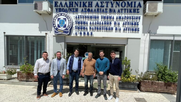 Επίσκεψη της ΟΝΝΕΔ Αμαρουσίου στο Αστυνομικό Τμήμα & Τμήμα Ασφαλείας