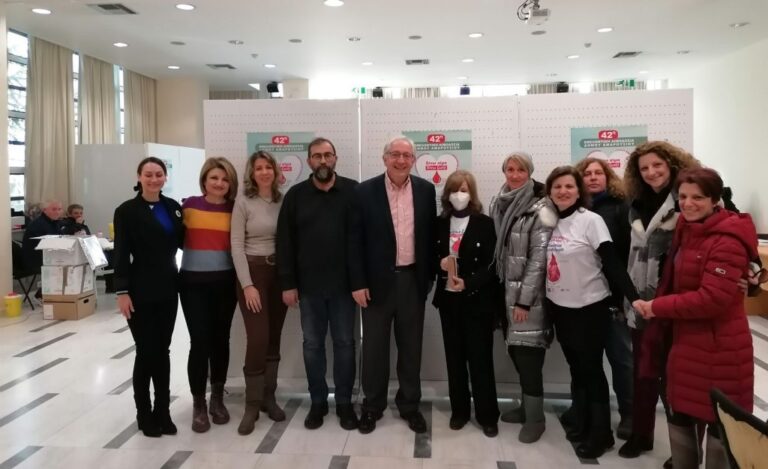 Με 202 μονάδες αίματος ενισχύθηκε η Δημοτική Τράπεζα Αίματος, κατά την 42η Εθελοντική Αιμοδοσία του Δήμου Αμαρουσίου