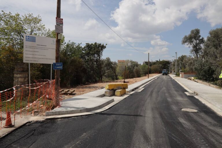 Ολοκληρώθηκε το έργο διάνοιξης τμήματος της οδού Τυμφρηστού στην περιοχή του Στουντίου Άλφα