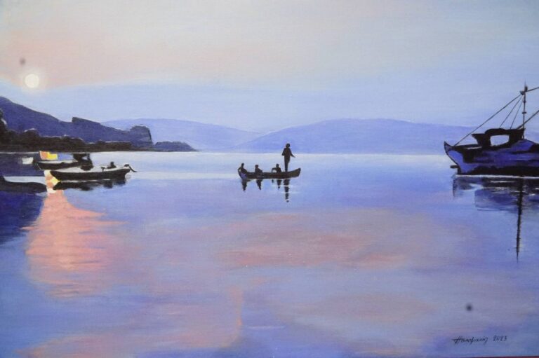 Εγκαίνια της Α΄ Έκθεσης Τμημάτων Ζωγραφικής Ενηλίκων στο πλαίσιο της 2ης Εκδήλωσης των Καλλιτεχνικών Τμημάτων