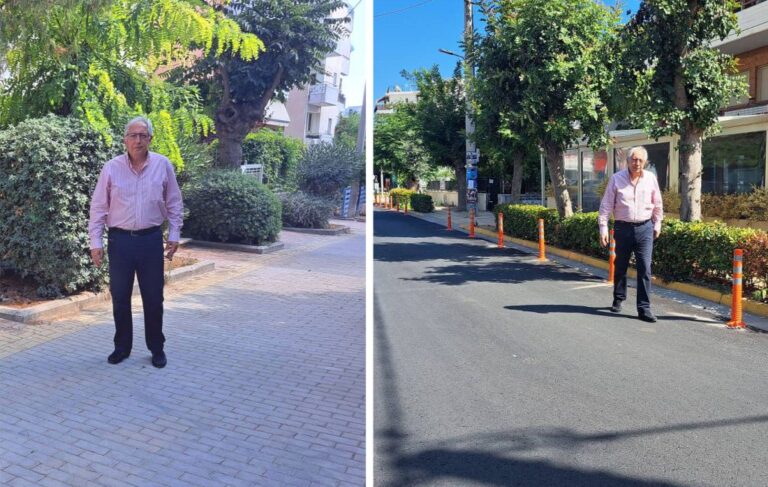 Αυτοψίες του Δημάρχου Αμαρουσίου σε έργα αποκατάστασης οδοστρώματος στην πόλη