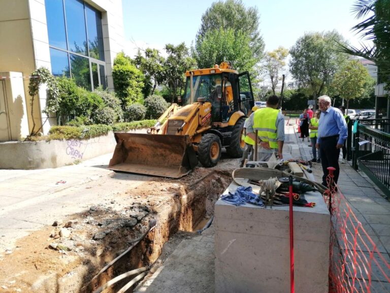 Συνεχίζονται τα αντιπλημμυρικά έργα στο Δήμο Αμαρουσίου