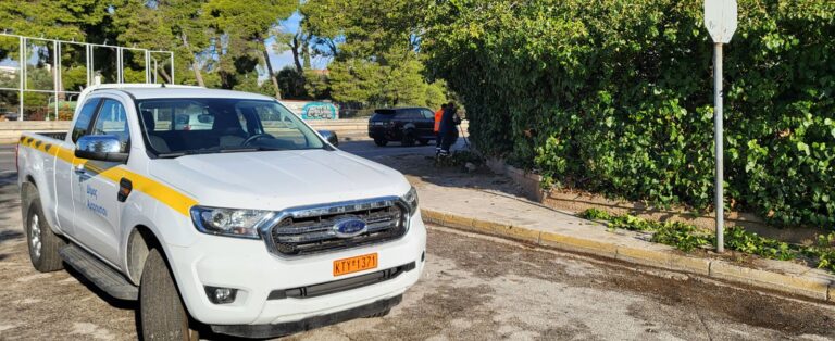 Καλλωπισμός της περίφραξης του Δάσους Συγγρού επί της Λεωφόρου Κηφισίας και καθαρισμός των πεζοδρομίων