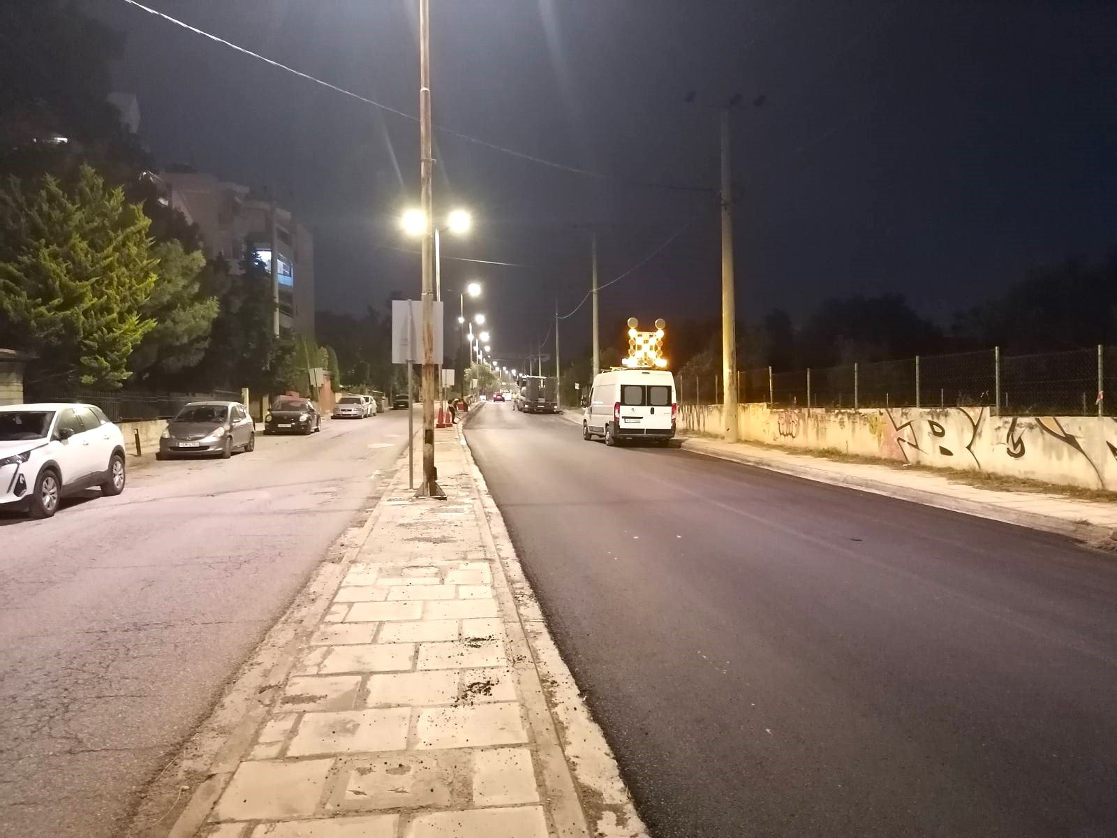 Ολοκληρώνεται το έργο ασφαλτόστρωσης της οδού Αμαρουσίου – Χαλανδρίου