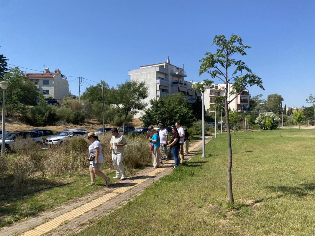 Τα εύσημα απέσπασε ο Δήμος Αμαρουσίου από την ομάδα ελέγχου του Ευρωπαϊκού προγράμματος Life Grin υλοποίηση χώρου πρασίνου στον Άγιο Θωμά