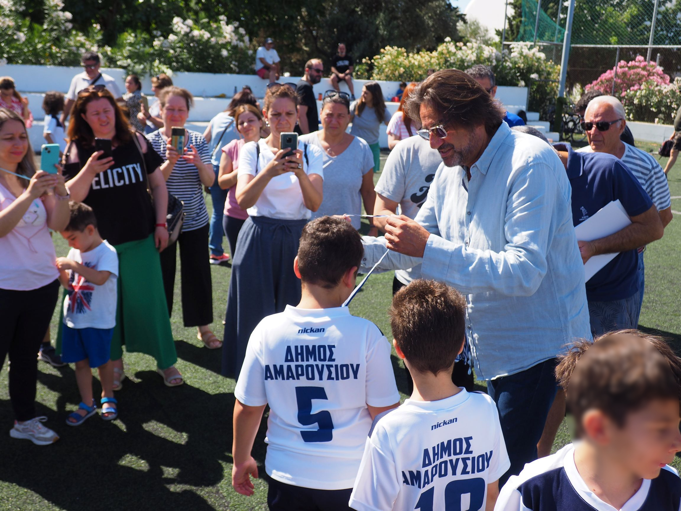 Αγώνες ποδοσφαίρου από τους νέους των αθλητικών προγραμμάτων του Δήμου Αμαρουσίου