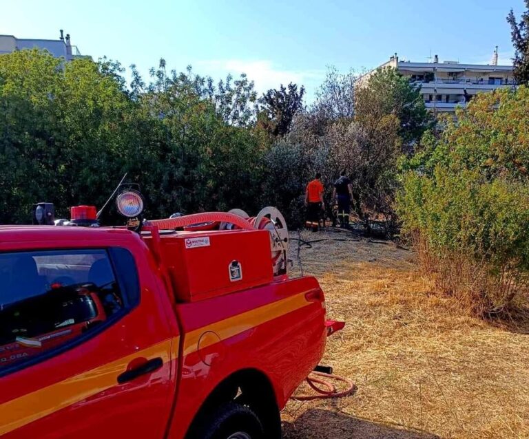 Μαρούσι: Φωτιά εκδηλώθηκε σε ρεματιά επί της οδού Λεμονά