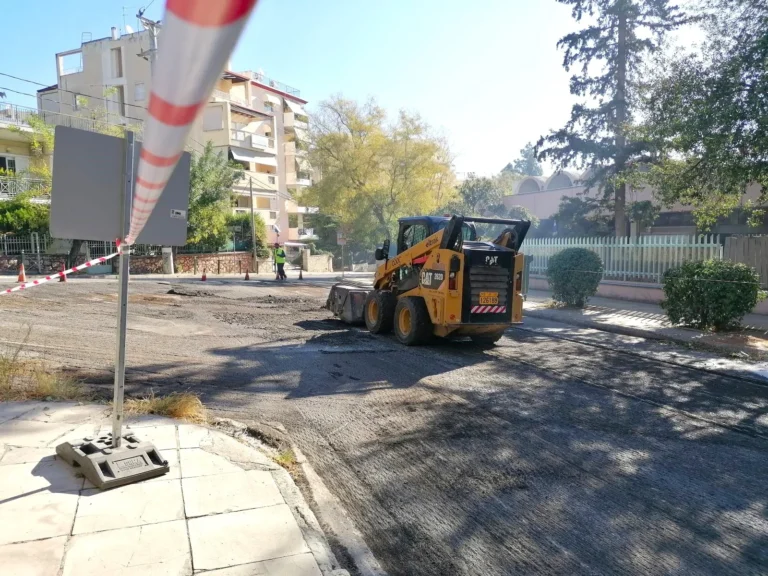 Σε εξέλιξη το μεγάλο έργο “Ανακατασκευής και Συντήρησης Οδών” στο Δήμο Αμαρουσίου